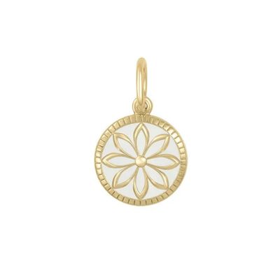 LOLA Daisy Pendant, All Gold/White/Small