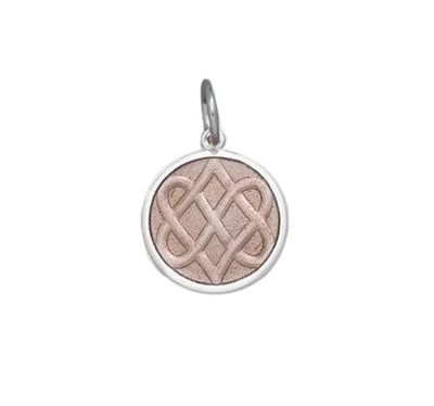 LOLA Celtic Knot Pendant, Pink/Small