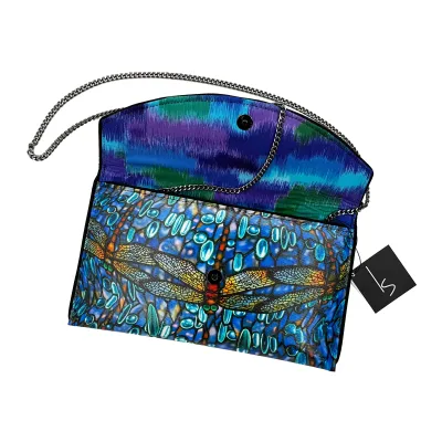 Kent Stetson Dragonfly Crossbody Clutch