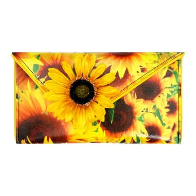 Kent Stetson Sunflower Crossbody Clutch