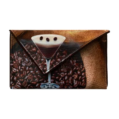 Kent Stetson Espressotini Crossbody Clutch