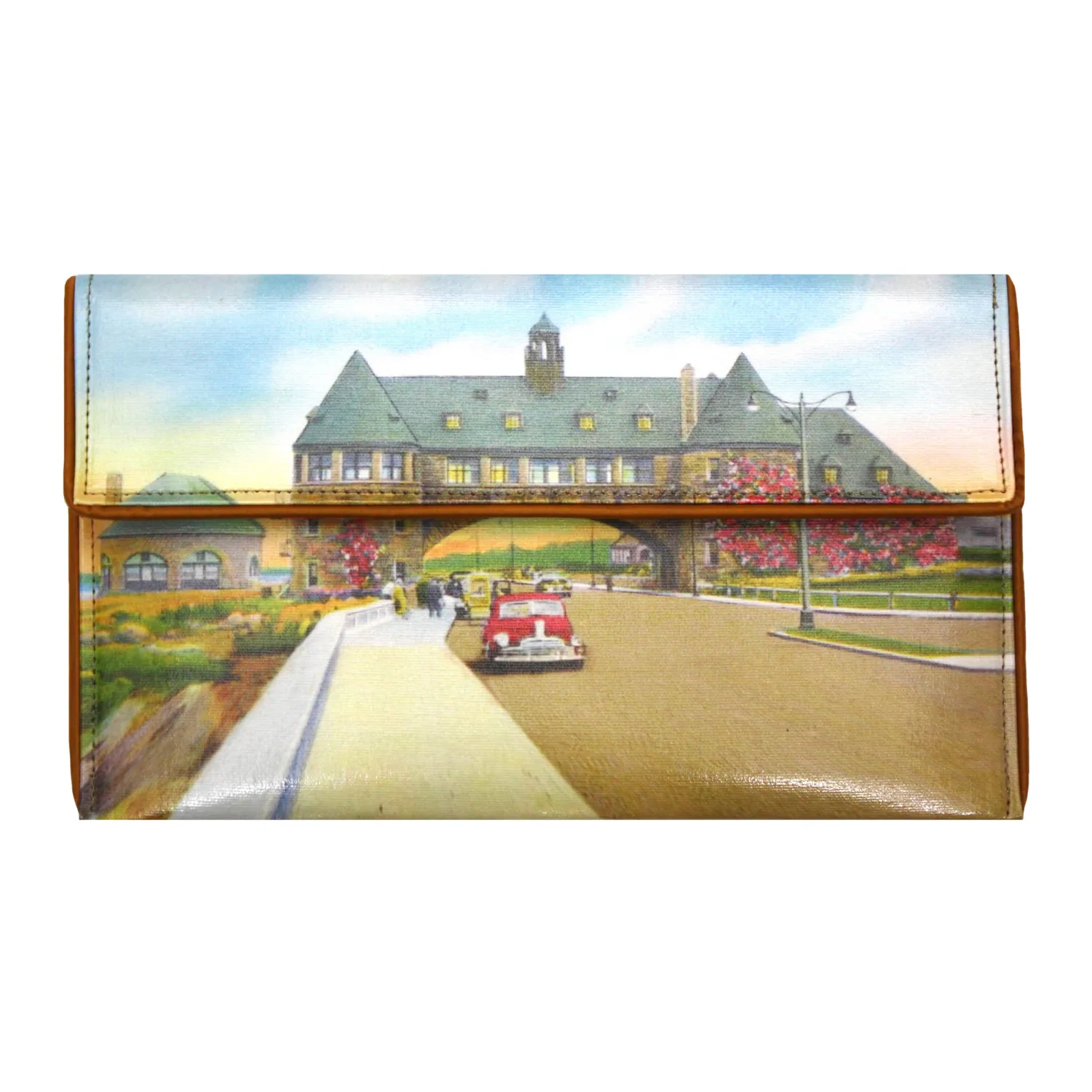 Kent Stetson Narragansett Towers Crossbody Clutch