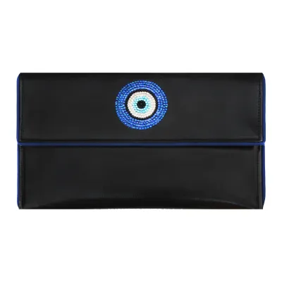 Kent Stetson Evil Eye Crystal Crossbody Clutch