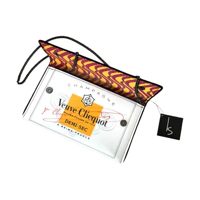Kent Stetson Pop Bubbles! White Mini Crossbody Clutch