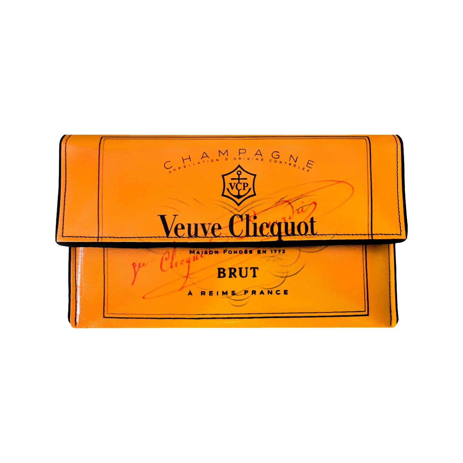 Kent Stetson Pop Bubbles! Orange Mini Crossbody Clutch