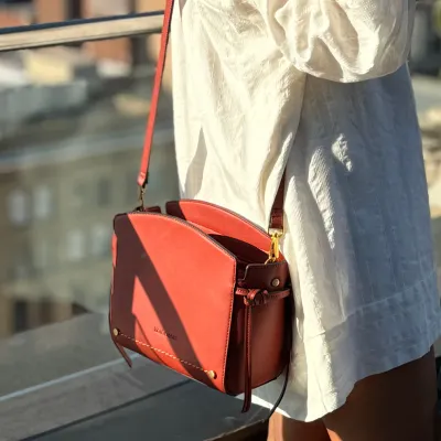 Roma Crossbody, Terracotta