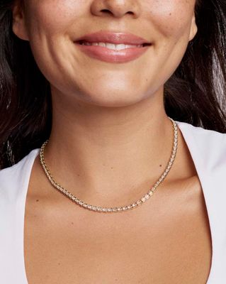 Kendra Scott Bella Tennis Necklace, Gold