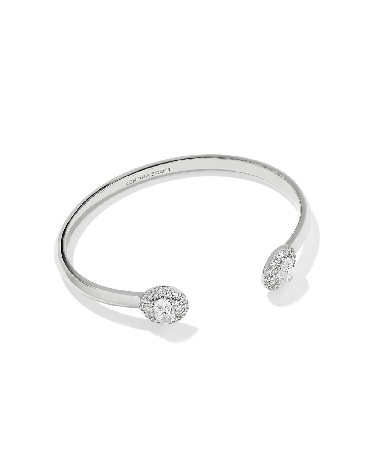 Kendra Scott Bella Cuff Bracelet, Silver/White