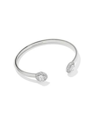 Kendra Scott Bella Cuff Bracelet, Silver/White