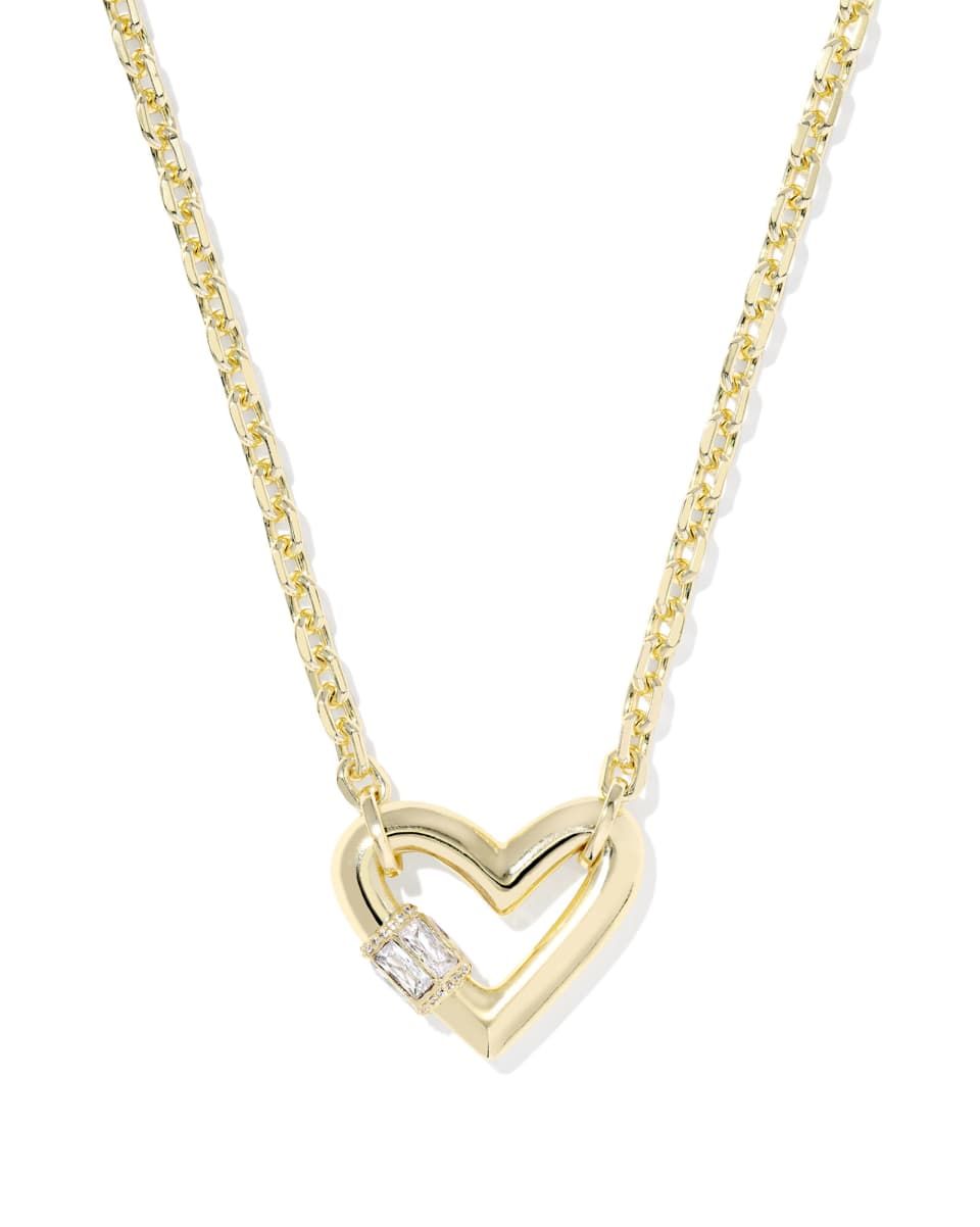 Kendra Scott Emery Heart Pendant Necklace, Gold