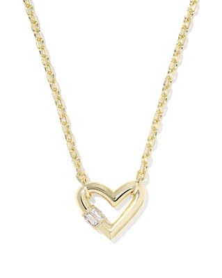 Kendra Scott Emery Heart Pendant Necklace, Gold