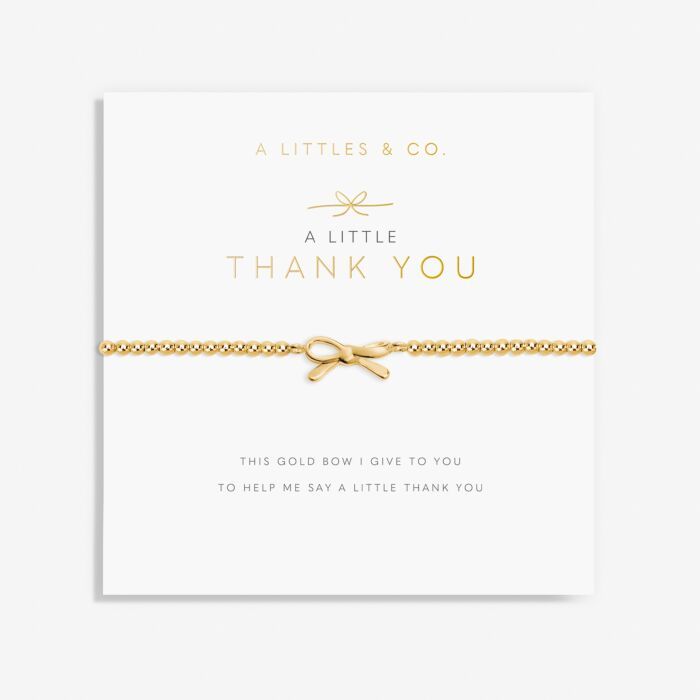 A Little &#39;Thank You&#39; Bracelet, Gold
