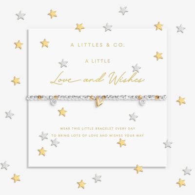 A Little Sparkle Confetti &#39;Love and Wishes&#39; Bracelet
