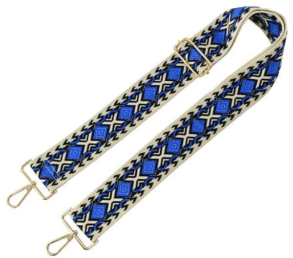 Bag Strap, Blue/Black XV