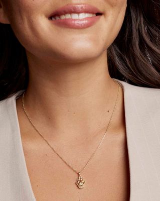 Kendra Scott Hamsa Pendant Necklace, Gold