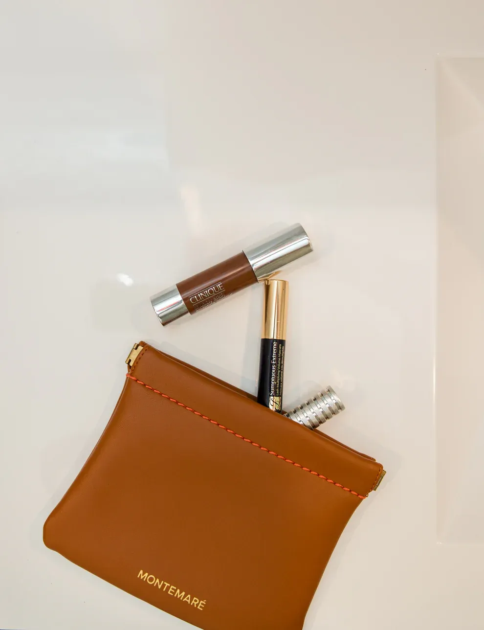 Roma Square Pouch, Cognac