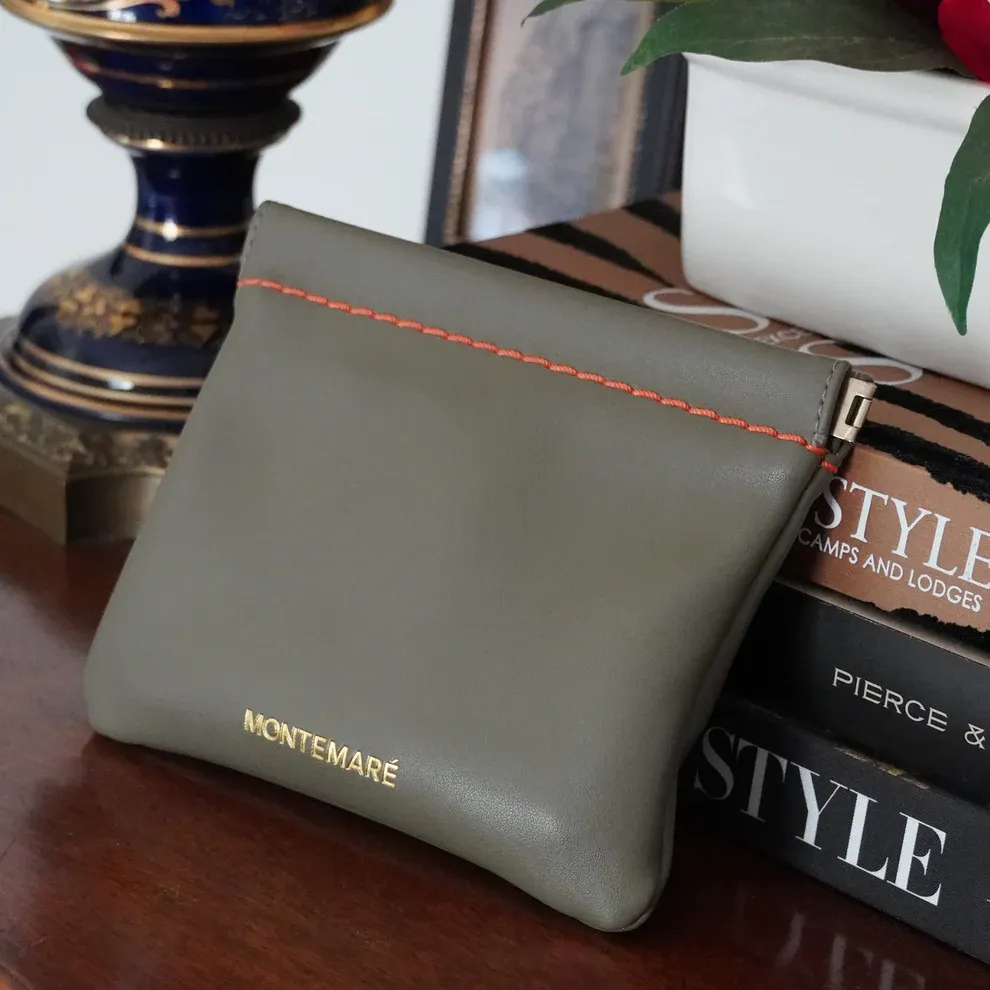 Roma Square Pouch, Olive