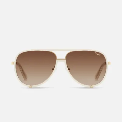 QUAY High Profile (White/Brown Polarized)