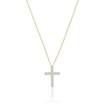 Sif Jakobs Belluno Croce Necklace (Gold)