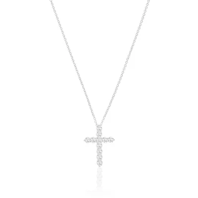 Sif Jakobs Belluno Croce Necklace (Silver)