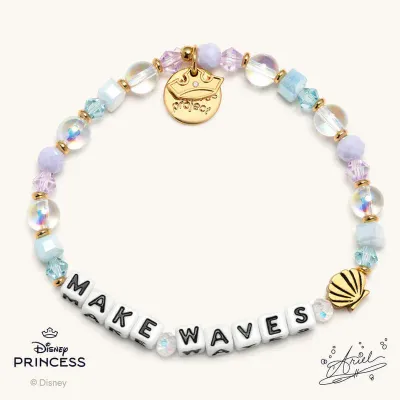 Little Words Project MAKE WAVES (Disney Princess) Bracelet S/M