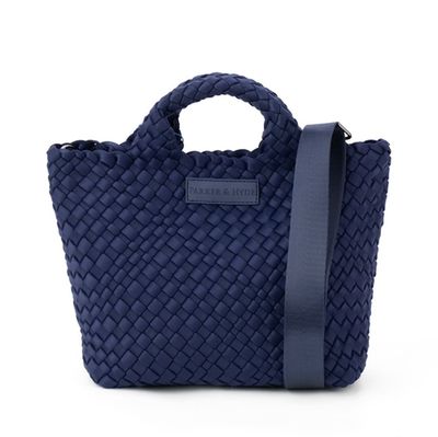 Woven Mini Tote - Navy