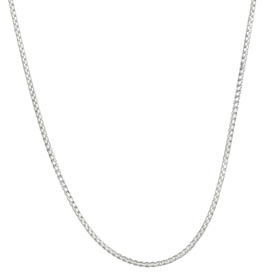 LOLA Rounded Box Chain 2mm, Sterling Silver