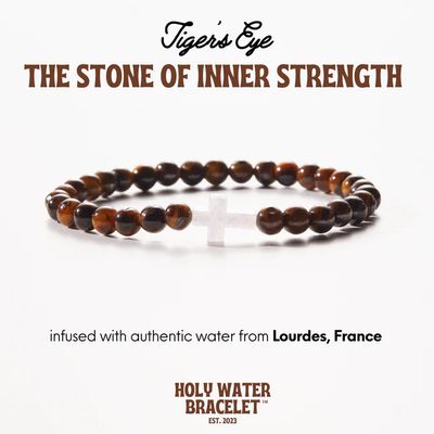 Holy Water Men's Tiger's Eye Bracelet