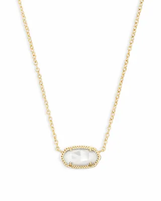 Kendra Scott Elisa Necklace, Gold/Ivory Mother-of-Pearl