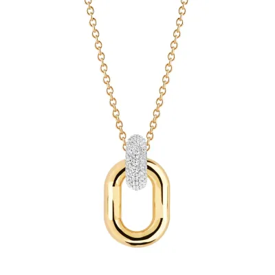 Sif Jakobs Capri Due Pendant Necklace (Gold)