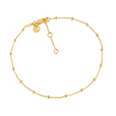 Sif Jakobs Cavalier Ankle Chain (Gold)