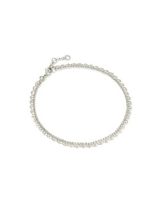 Kendra Scott Mallory Rose Anklet, Silver