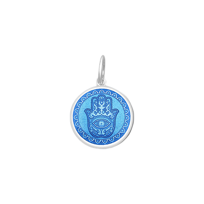 LOLA Hamsa Pendant, Periwinkle/Small