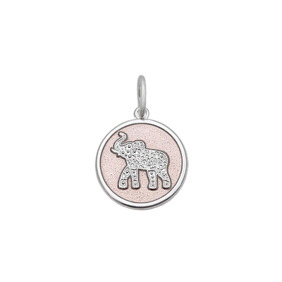 LOLA Elephant Pendant, Pink/Small