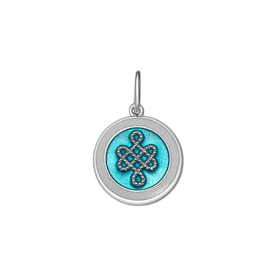 LOLA Mother &amp; Daughter Pendant, Blue Sea/Small