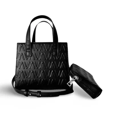 AV Tini Tay Crossbody Tote, Noir