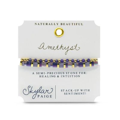Naturally Beautiful Amethyst Bracelet