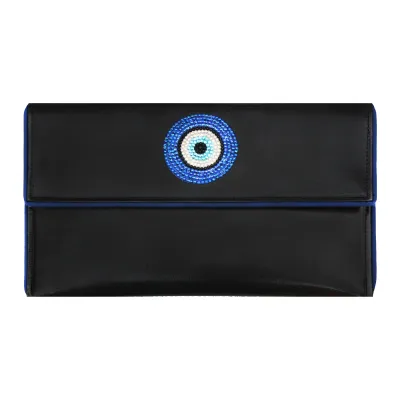 Kent Stetson Evil Eye Crystal Crossbody Clutch