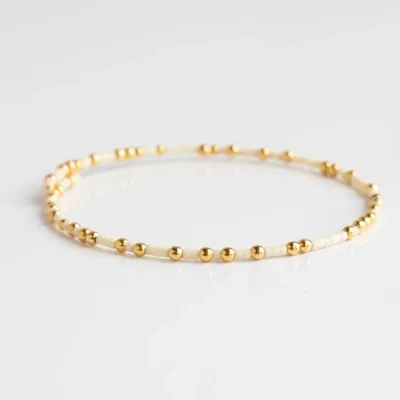 Lenny &amp; Eva Confetti Bangle - Ivory