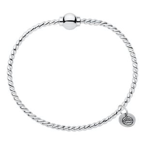 Cape Cod Twisted Single Ball Bracelet, Sterling Silver