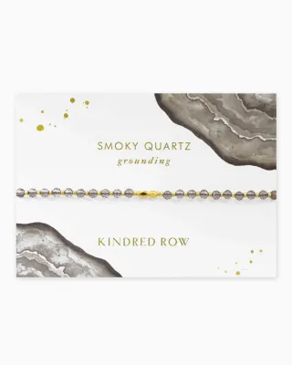 Kindred Row Healing Gemstone Stacking Bracelet, Smoky Quartz