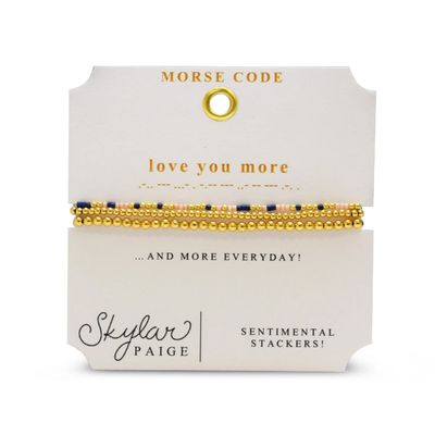 Love You More - Sentimental Stackers Bracelet Set