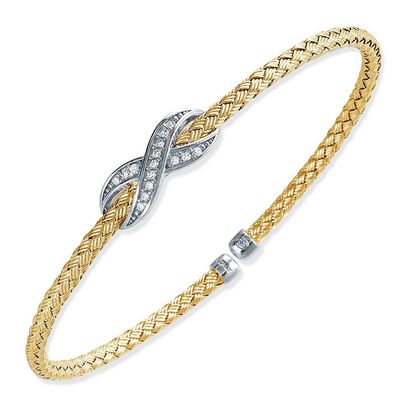 Charles Garnier Infinity Single Cuff, Gold