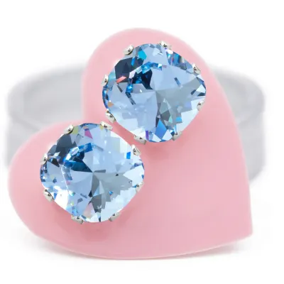 JoJo Loves You Blue Cushion Blings