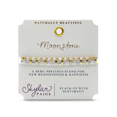 Naturally Beautiful Moonstone Bracelet