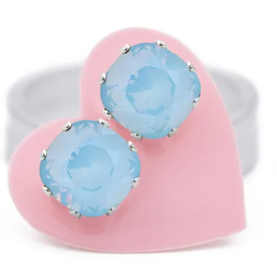 JoJo Loves You Blue Opal Cushion Blings