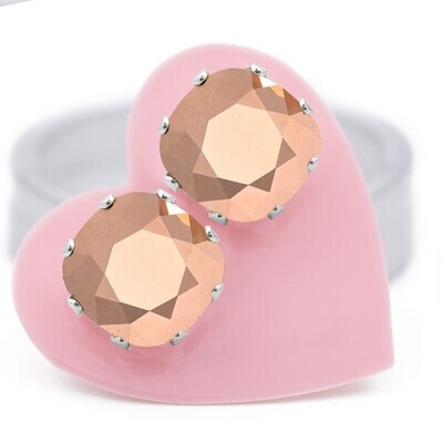 JoJo Loves You Metallic Rose Gold Cushion Blings