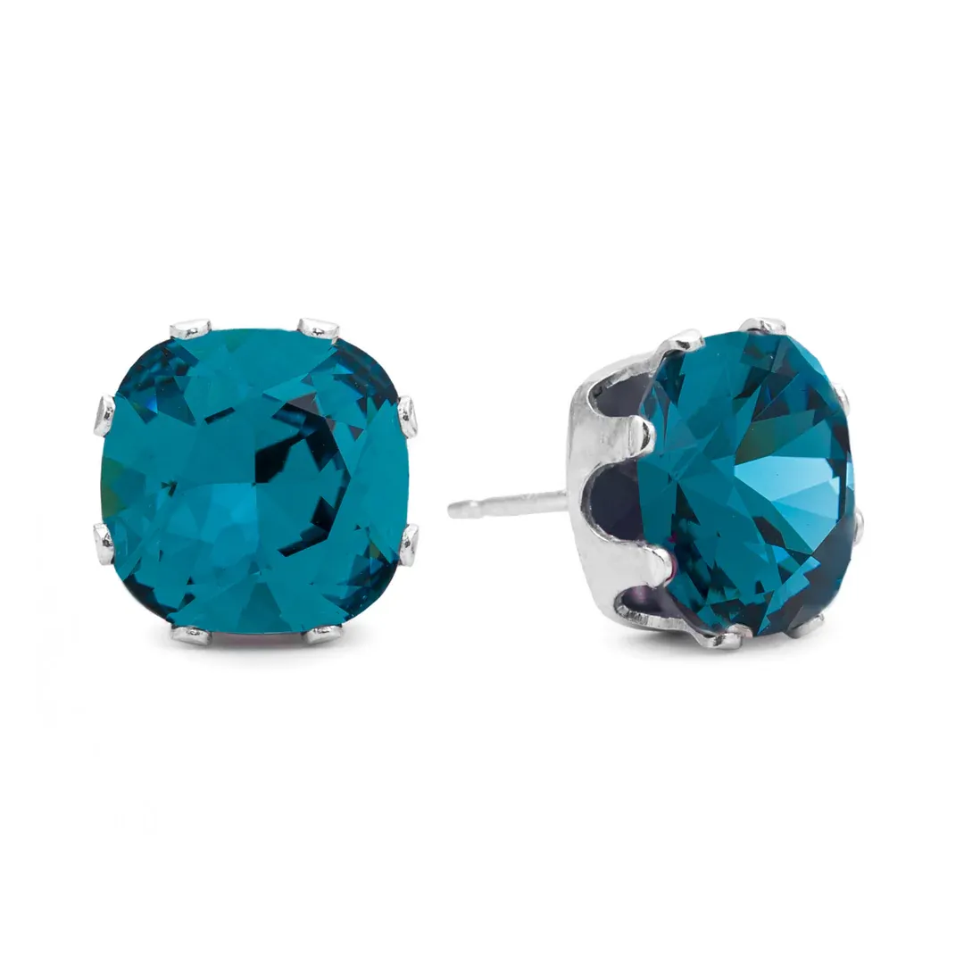 JoJo Loves You Teal Cushion Blings