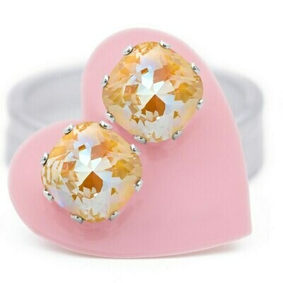 JoJo Loves You Sparkly Mustard Cushion Blings