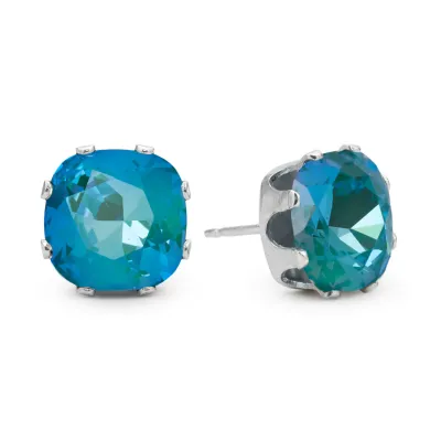 JoJo Loves You Turquoise &amp; Caicos Cushion Blings